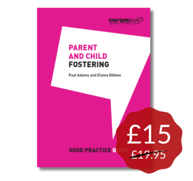 Parent and child fostering front cover