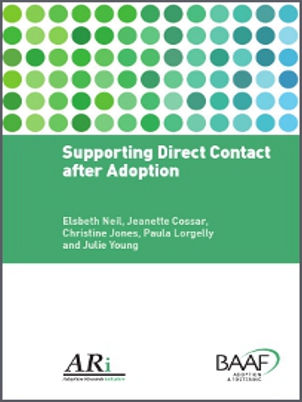 Supporting direct contact after adoption cover