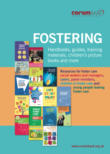 Fostering Catalogue cover