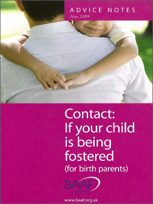 Contact your child is being fostered cover