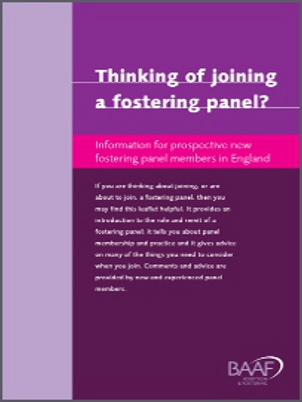 Thinking of joining a fostering panel cover