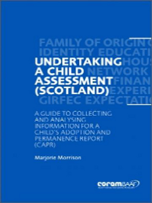 Undertaking a child assessment cover