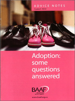 Adoption: some questions answered cover
