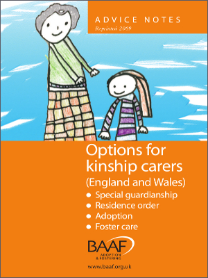 Options for kinship carers (England and Wales) cover