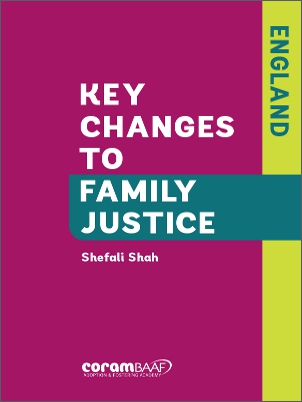 Key changes to family justice (England) cover