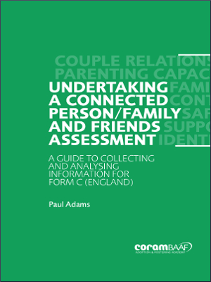 Unertaking a connected person assessment cover