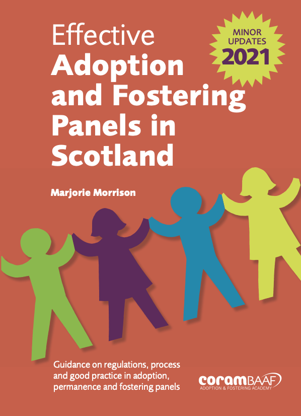 Effective adoption and fostering panels in Scotland 2021 cover