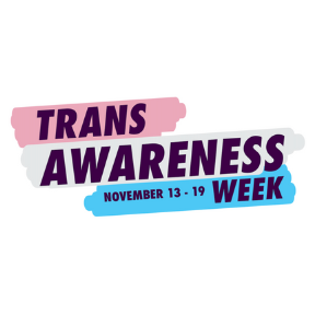 Trans awareness week logo