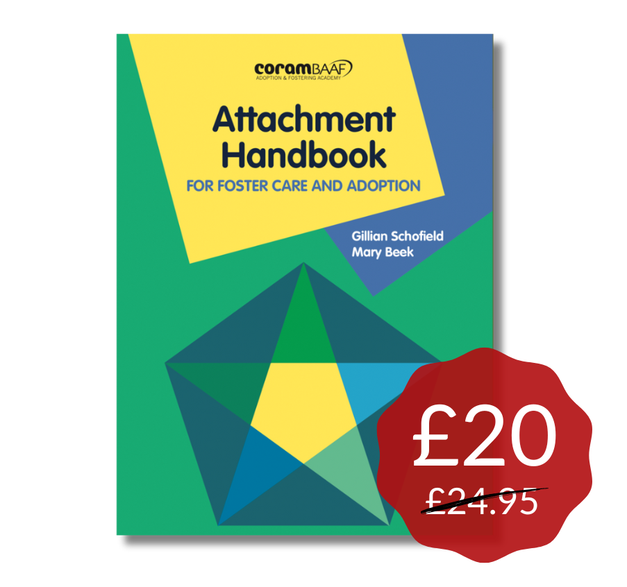 Attachment handbook for foster care and adoption book cover