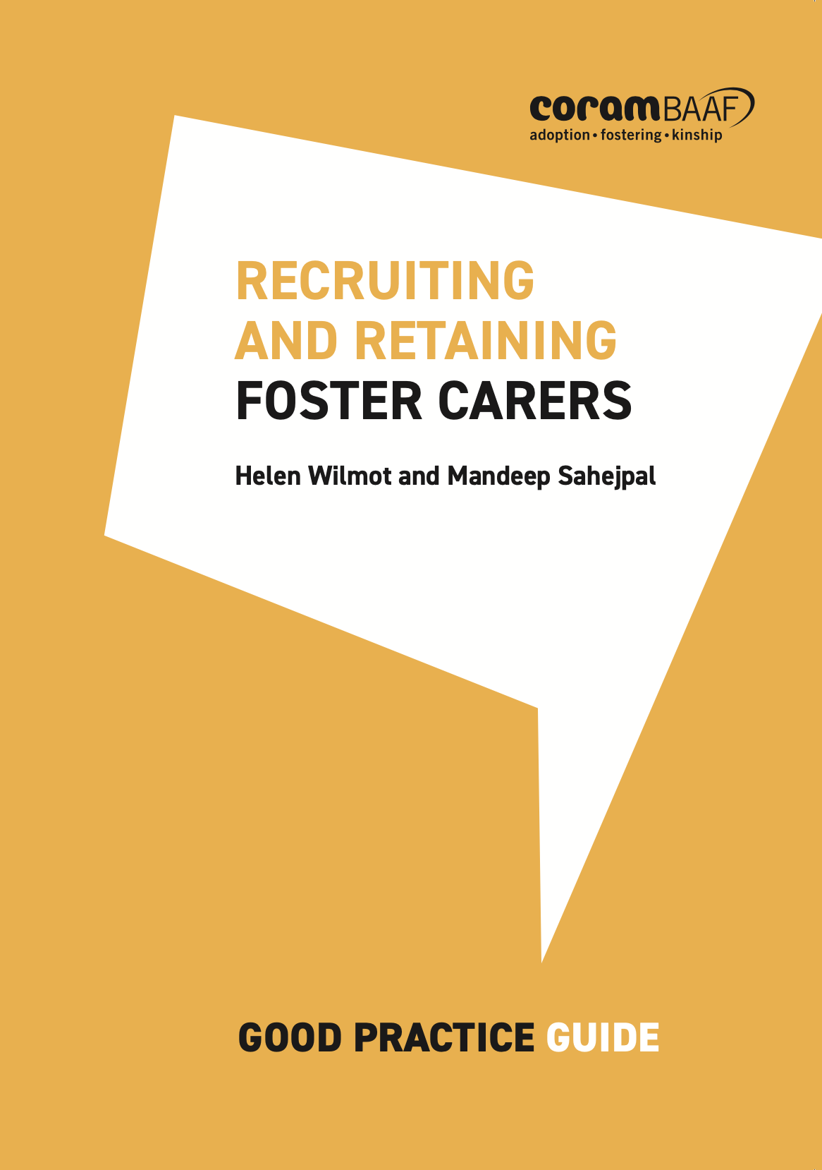 Recruiting and retaining foster carers  book cover