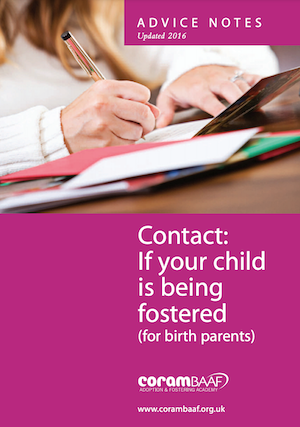 Contact: If your child is being fostered cover