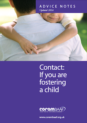 Contact: If you are fostering a child
 cover