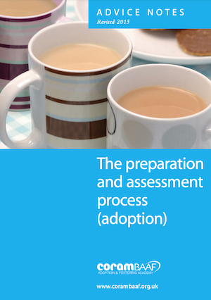 The preparation and assessment process (adoption) cover