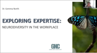 Neurodiversity in the workplace powerpoint title slide