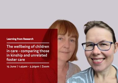The wellbeing of children in care promo image