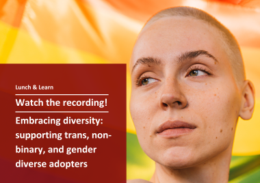 person with shaved head looking to the left