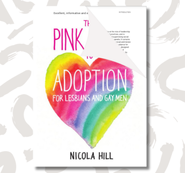 The pink guide to adoption for lesbians and gay men front cover