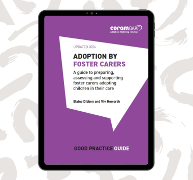 Adoption by foster carers front cover
