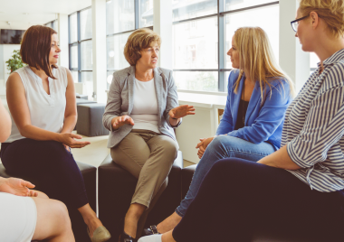 group of women sat together