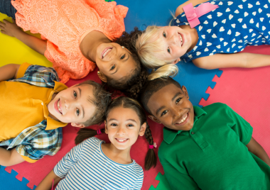 children in a circle