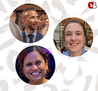 Pallab Majumder, Ranjitha David and Natasha Dembrey