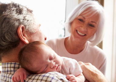 Grandparents and newborn