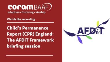 CoramBAAF forms (England) 2025/2026: Briefing session recordings ...