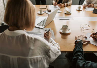 social worker writing an assessment