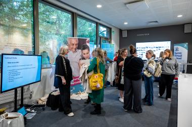 An exhibition room