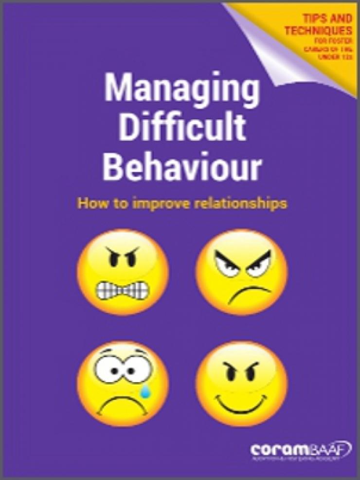 Managing difficult behaviour cover
