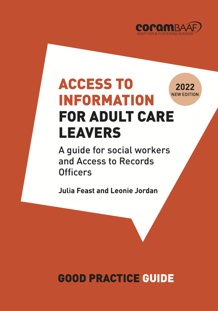 Access to information for adult care leavers book cover