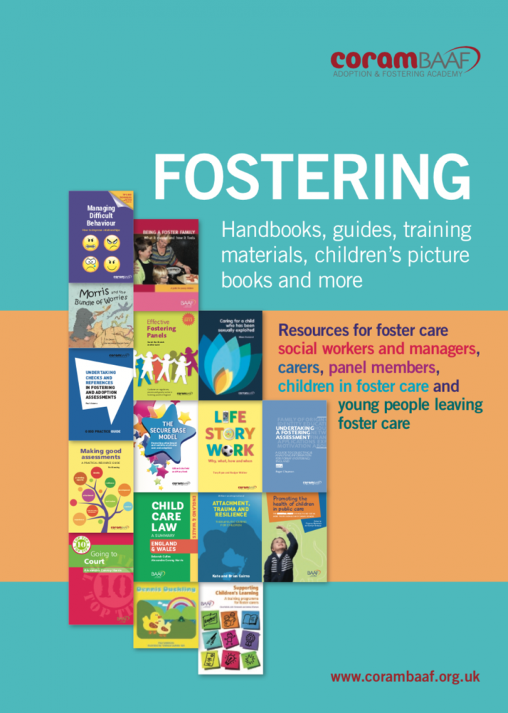 Fostering CoramBAAF Catalogue