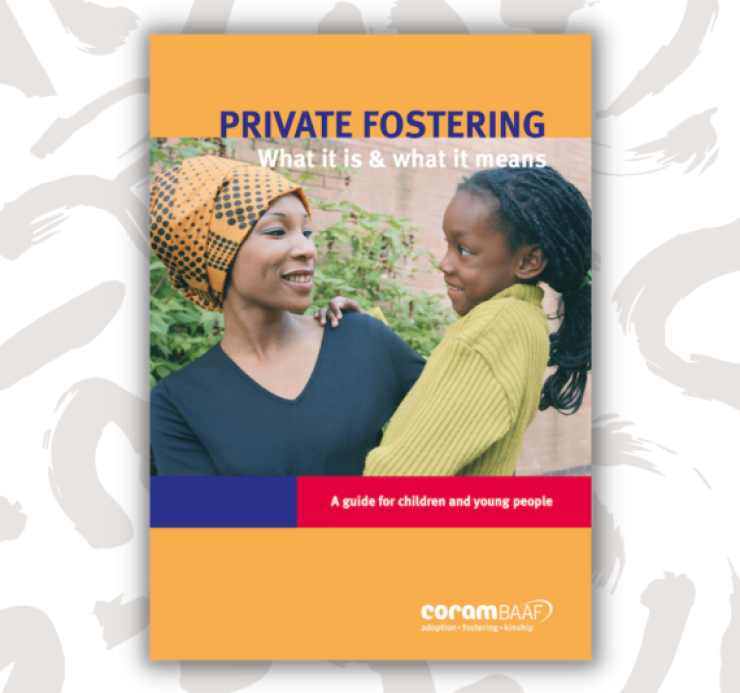 Private fostering: what it is and what it means front cover